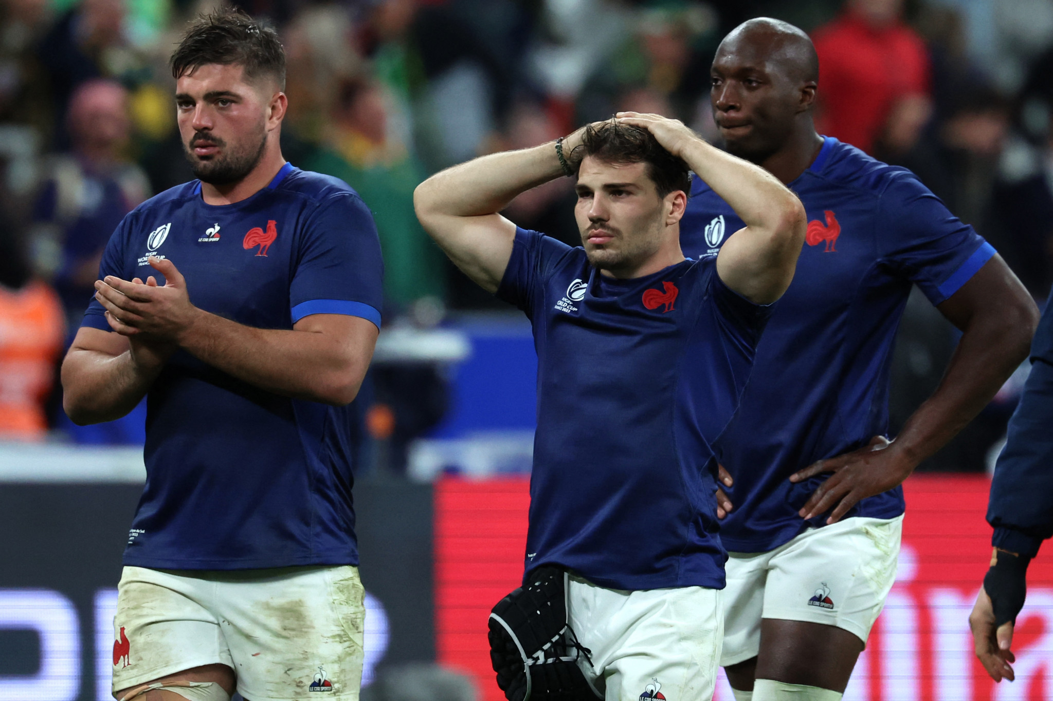 France were eliminated from their home Rugby World Cup by defending champions South Africa ©Getty Images