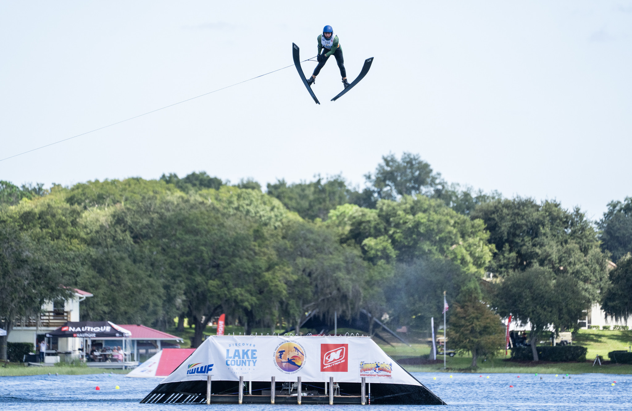 The 2023 IWWF World Waterski Championships were held at the Jack Travers Water Ski School at Sunset Lakes ©Getty Images