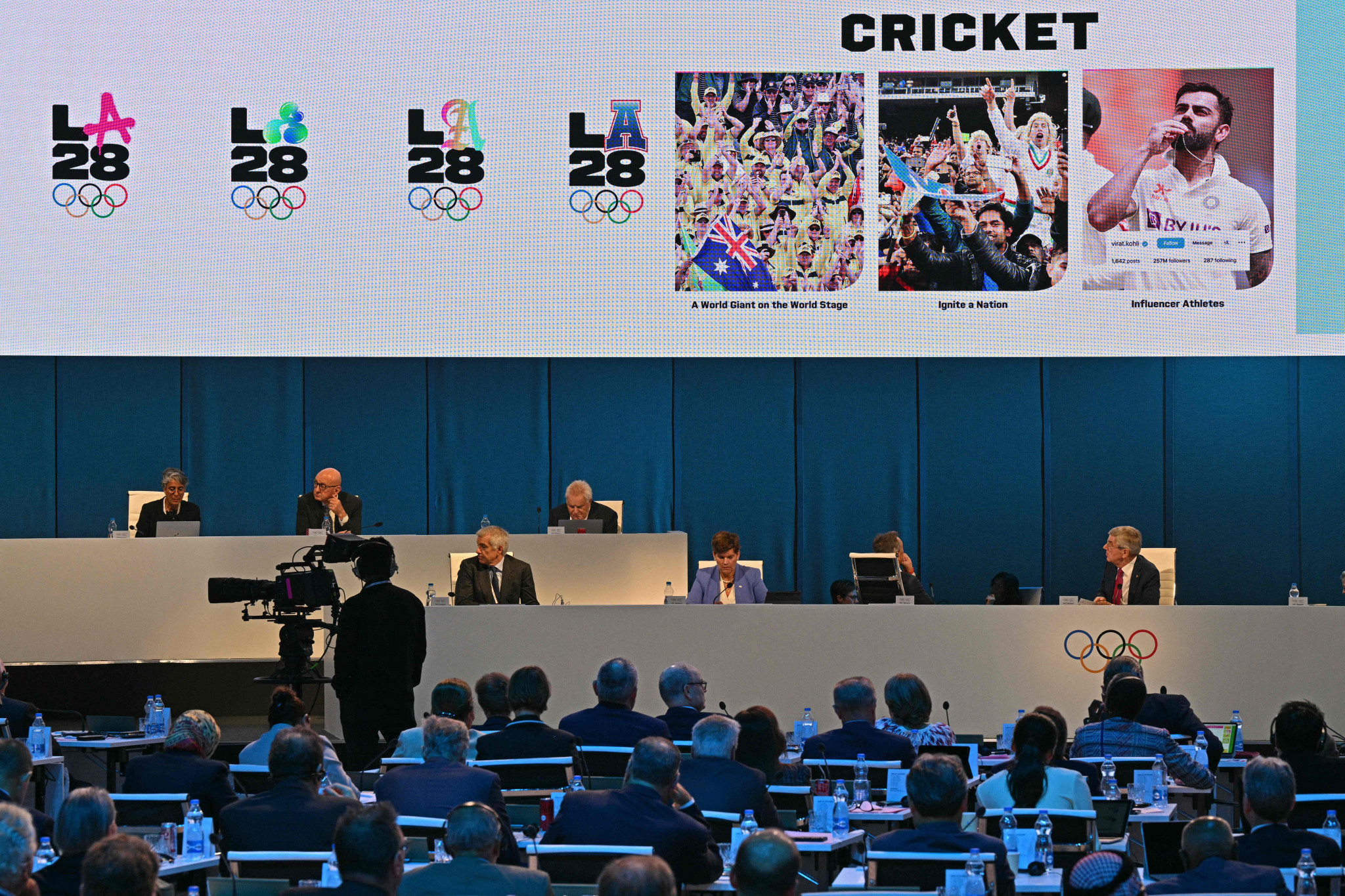 Cricket's return to the Olympics was symbolically secured at the first IOC Session held since 1983 in India, where it is the most popular sport  ©Getty Images