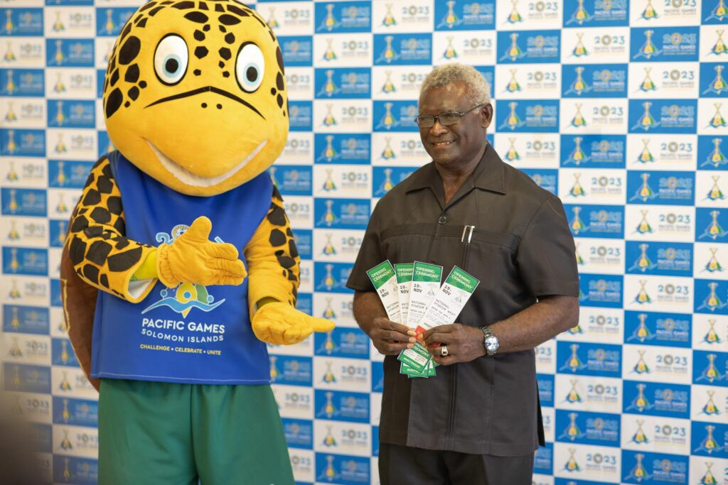Sogavare first to buy Solomon Islands 2023 Pacific Games tickets 