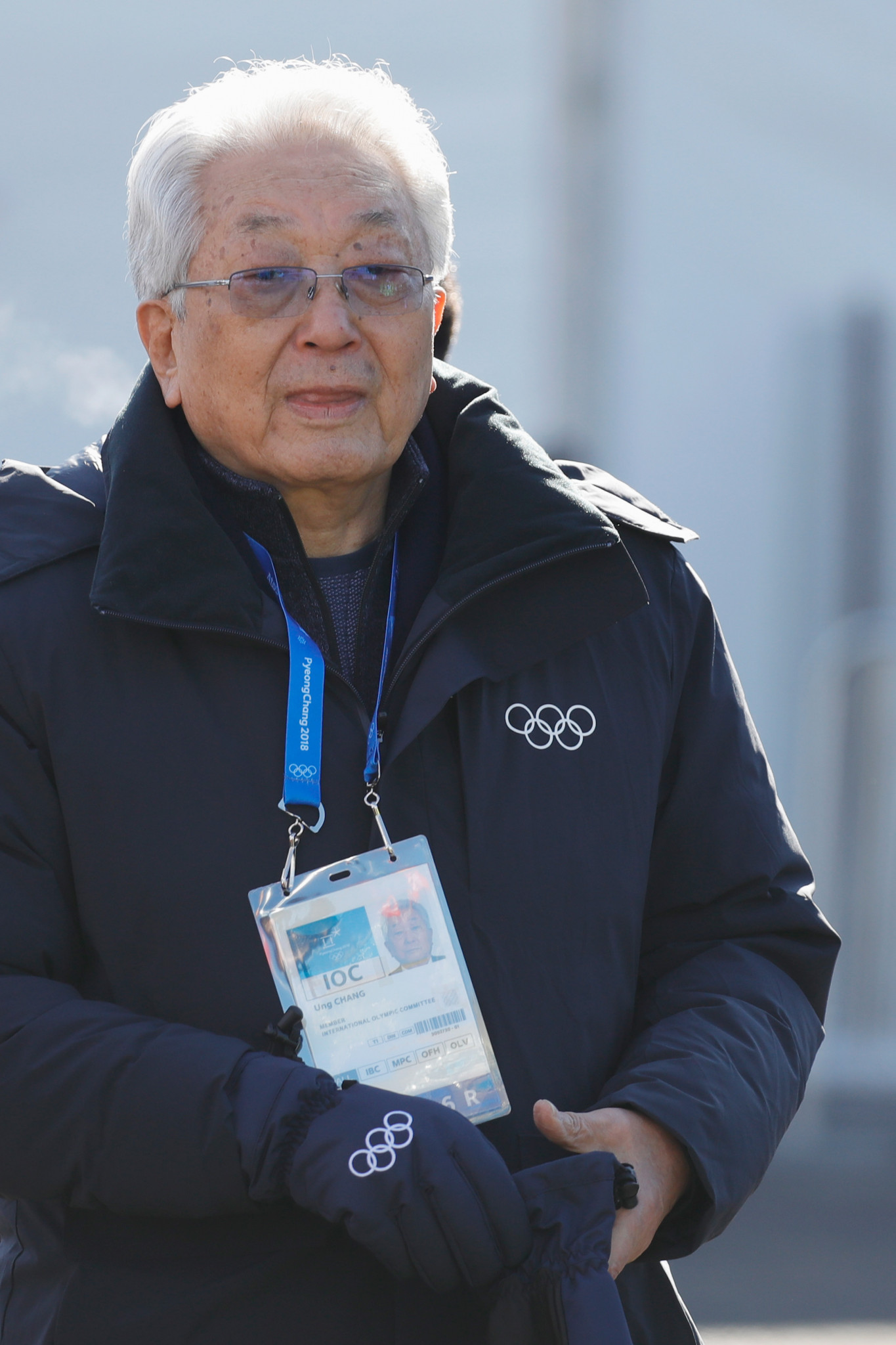 North Korea's Chang Ung ceased his IOC membership in 2018 after reaching the age limit, but is credited with playing a key role in the Korean Unification Flag at Pyeongchang 2018 ©Getty Images