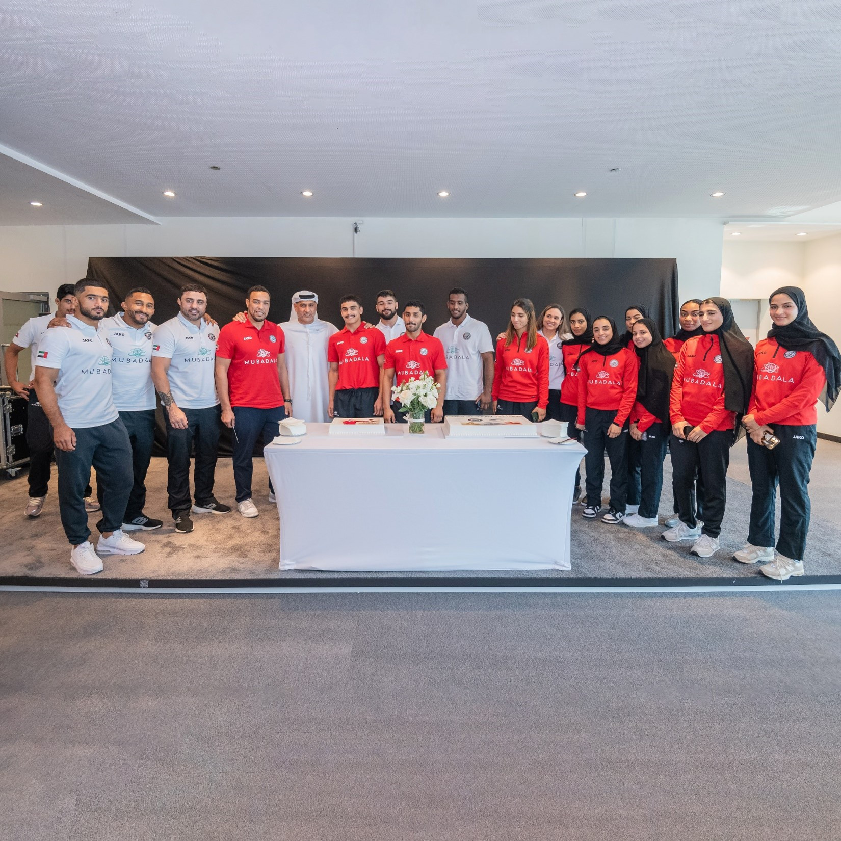 The UAE Ju-Jitsu Federation held a ceremony to honour the country's Asian Games medallists ©UAEJJF