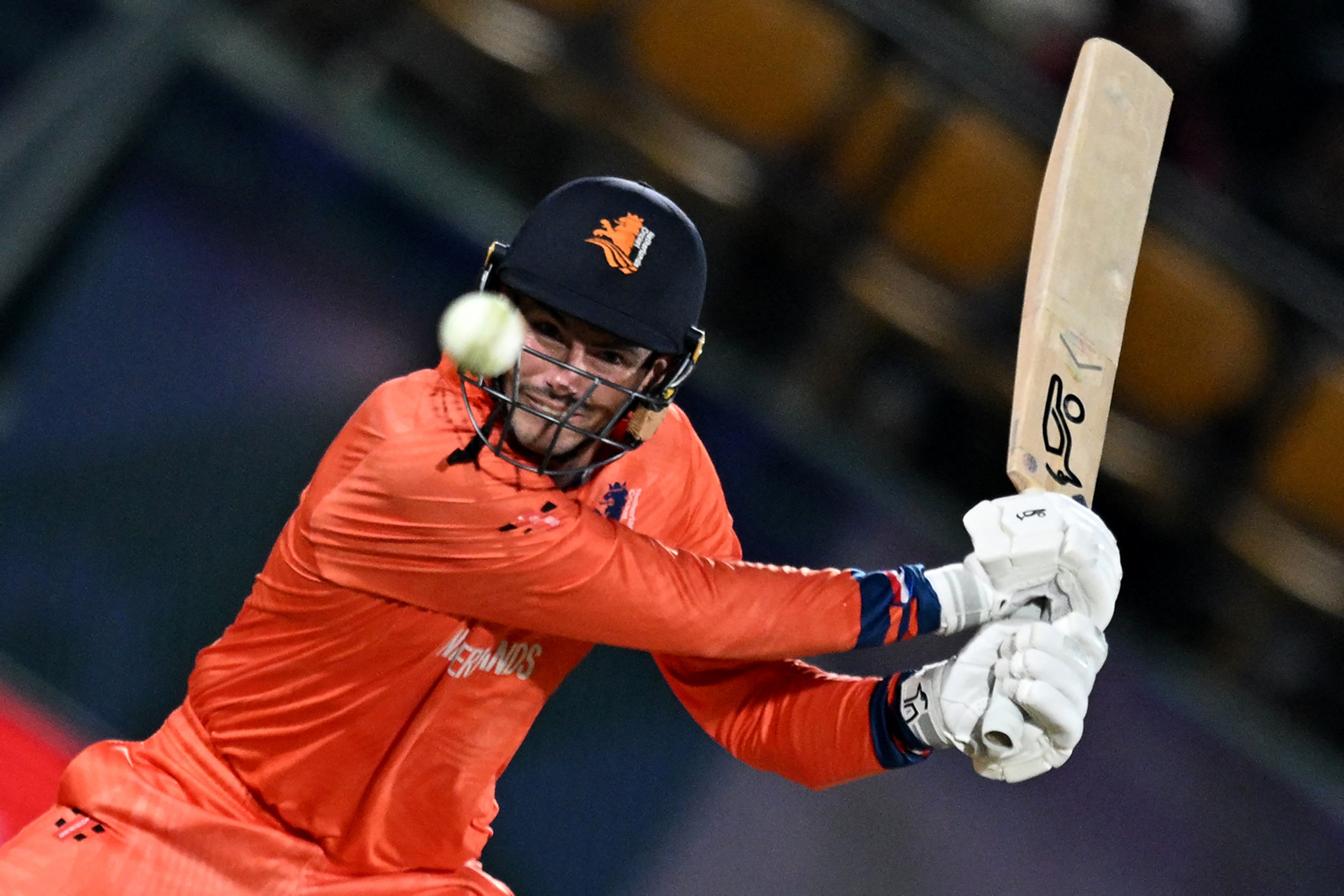 Netherlands captain Scott Edwards unbeaten 78 helped the Dutch post 245 for eight, a total that South Africa were unable to chase ©Getty Images