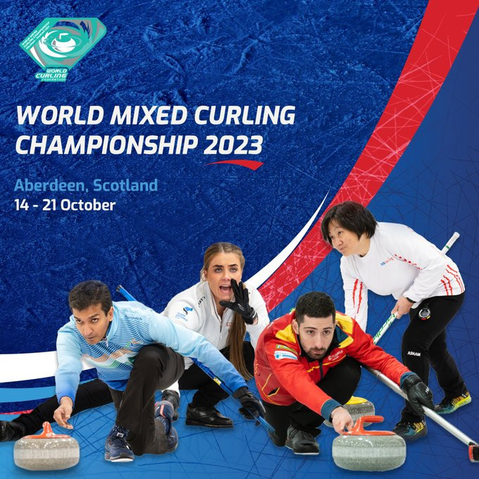 The top three teams in each group will advance to the playoff phase of the World Mixed Curling Championship ©World Curling