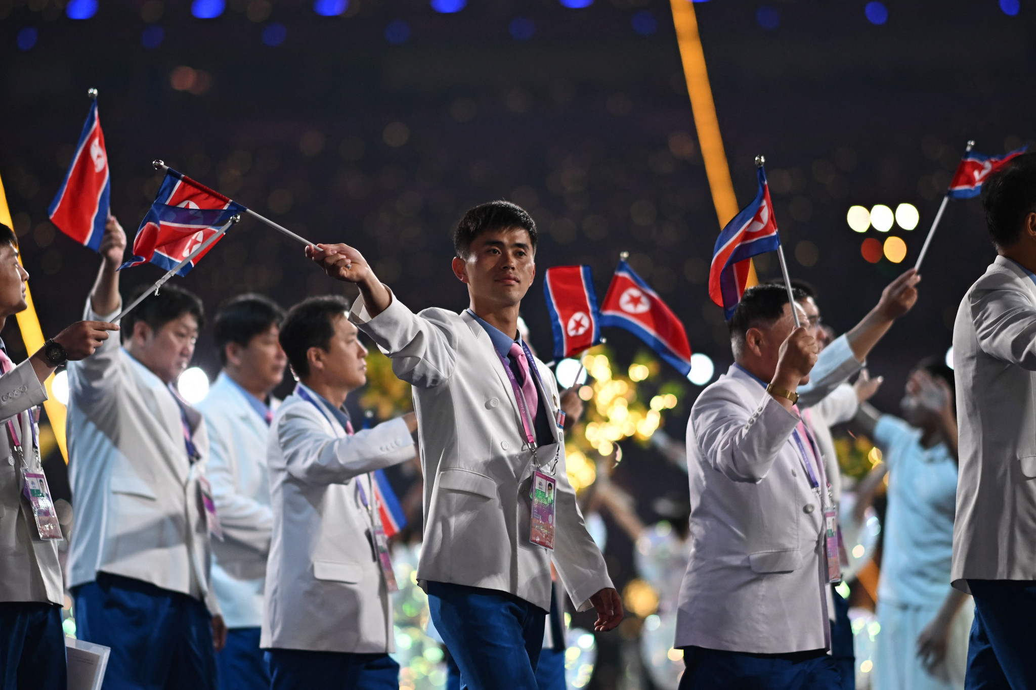 The Olympic Council of Asia ignored WADA's rule and allowed North Korea's flag at the Asian Games ©Getty Images