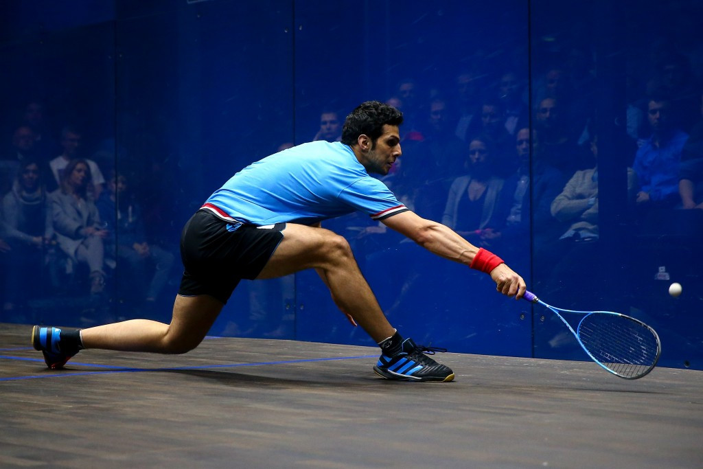 Egypt's Omar Mosaad is one of only four players assured of their place at the PSA World Series Finals in Dubai ©Getty Images