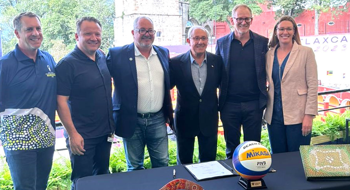 At the conclusion of the 2023 FIVB Beach Volleyball World Championships in Mexico, Adelaide signed up to host the next edition in 2025 ©Volleyball World