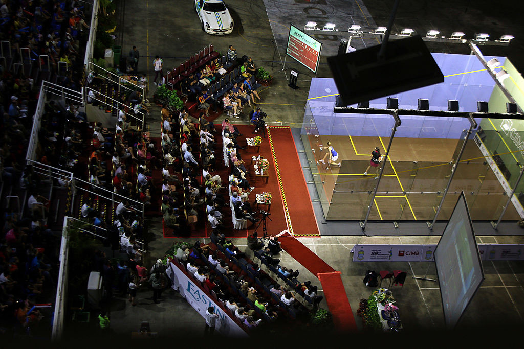 Squash has a unique aptitude for being able to drop a court into a space at a minimum cost ©Getty Images