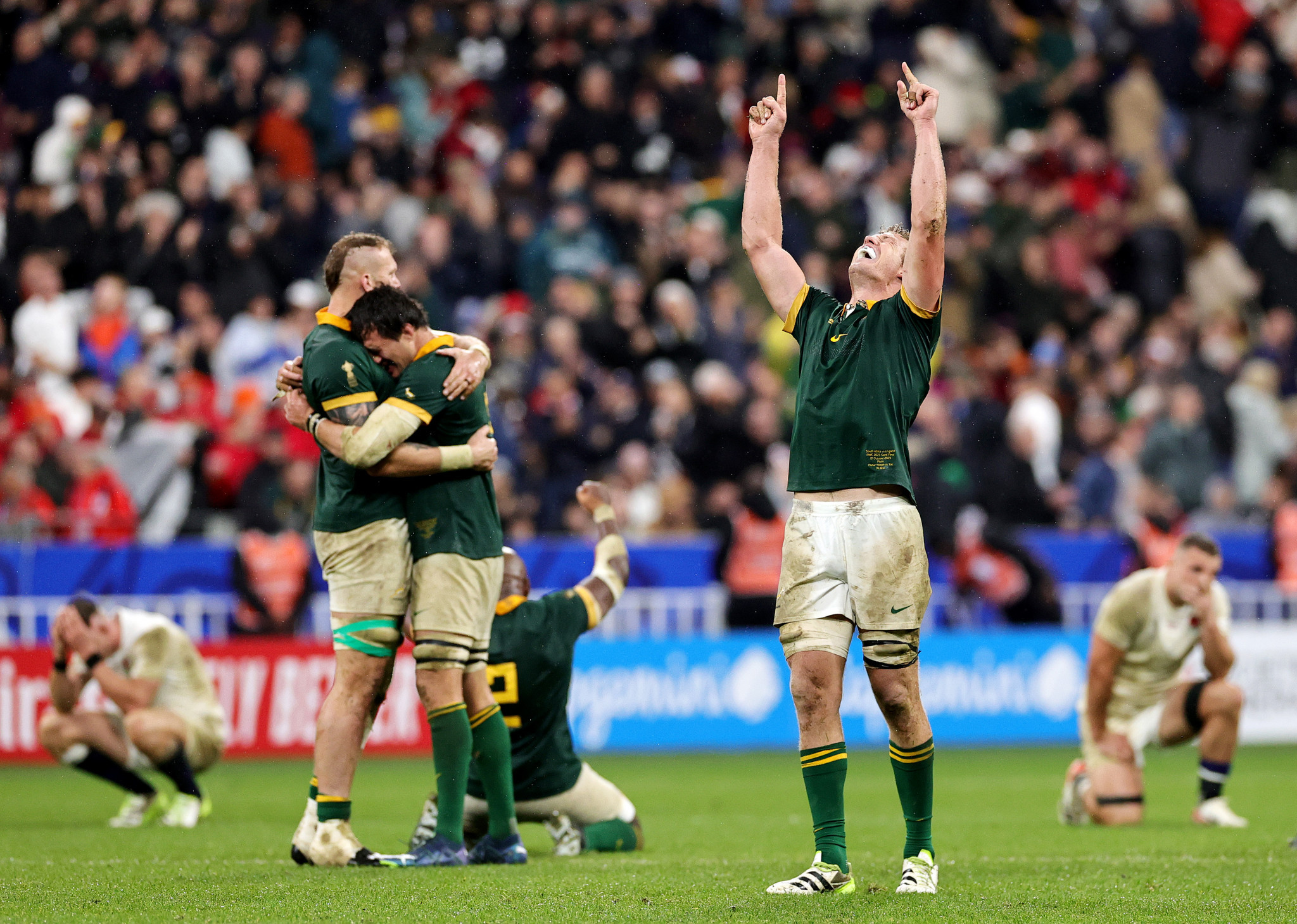 South Africa edged England 16-15 in a tense Rugby World Cup semi-final on Saturday ©Getty Images