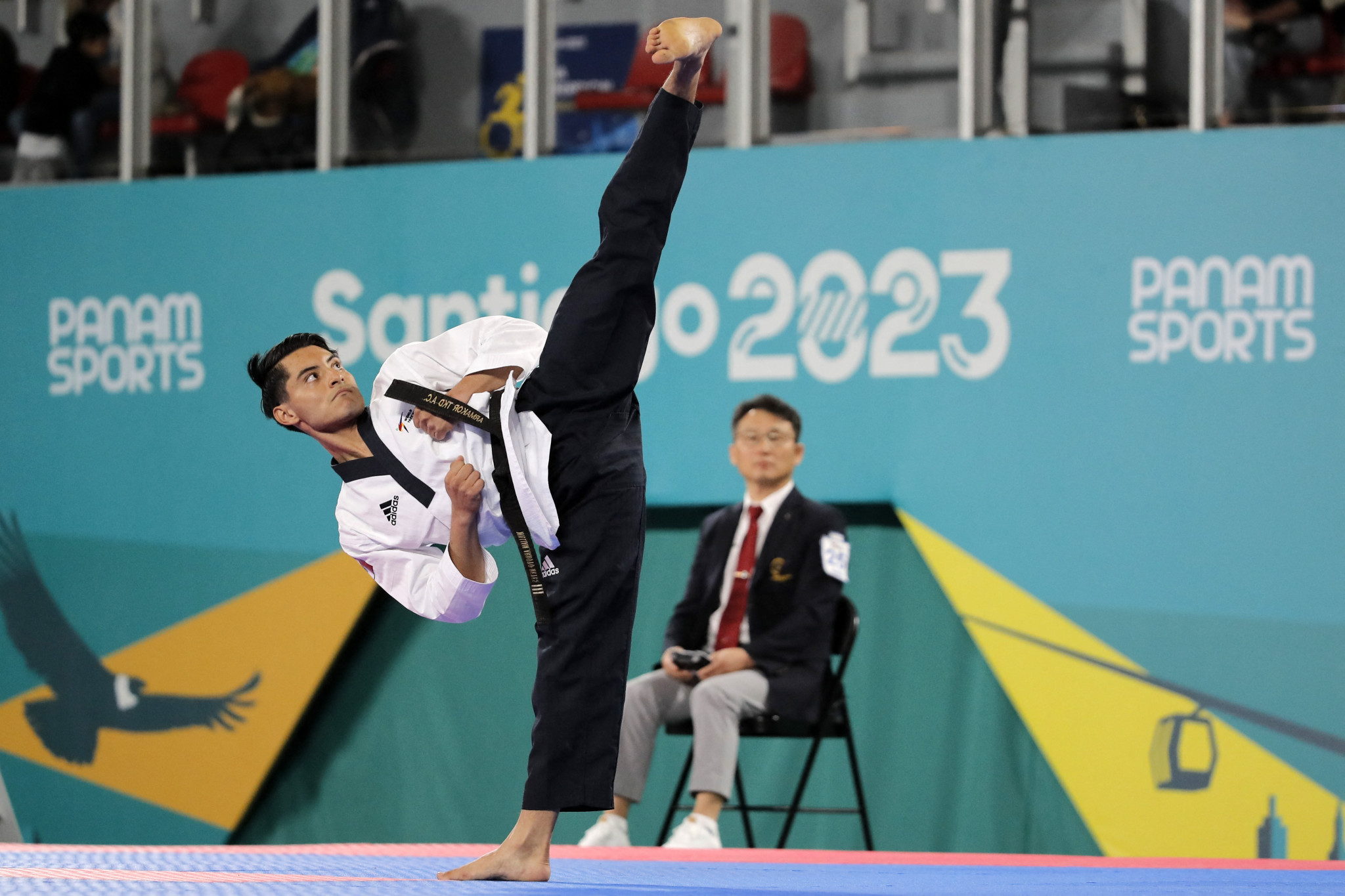 William Arroyo of Mexico top scored in the men's individual poomsae final ©Getty Images