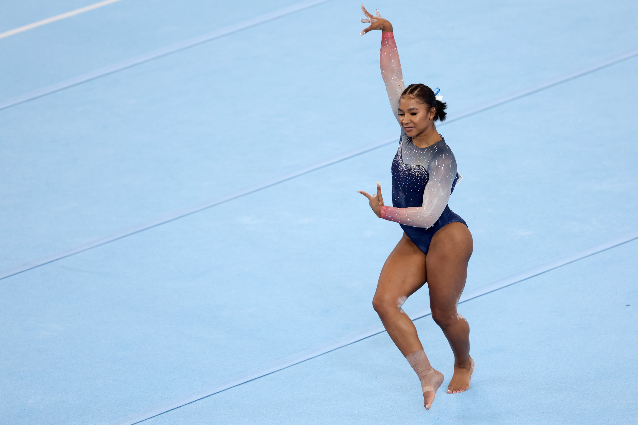Jordan Chiles starred as the United States won the women's all-around team title at the Pan American Games in Santiago ©Getty Images