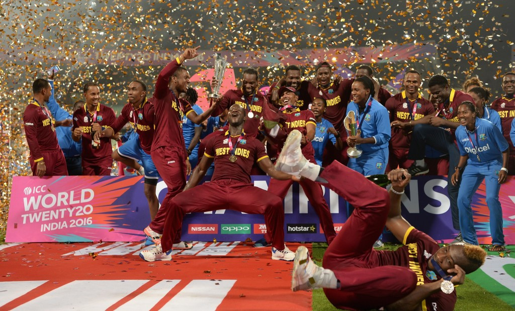 Emirates were an official partner for the recent World Twenty20 in India, won by the West Indies ©Getty Images