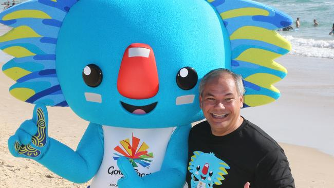 Gold Coast City Mayor Tom Tate, right, wanted to host the Commonwealth Games again in 2026 following a successful event in 2018 ©Getty Images 
