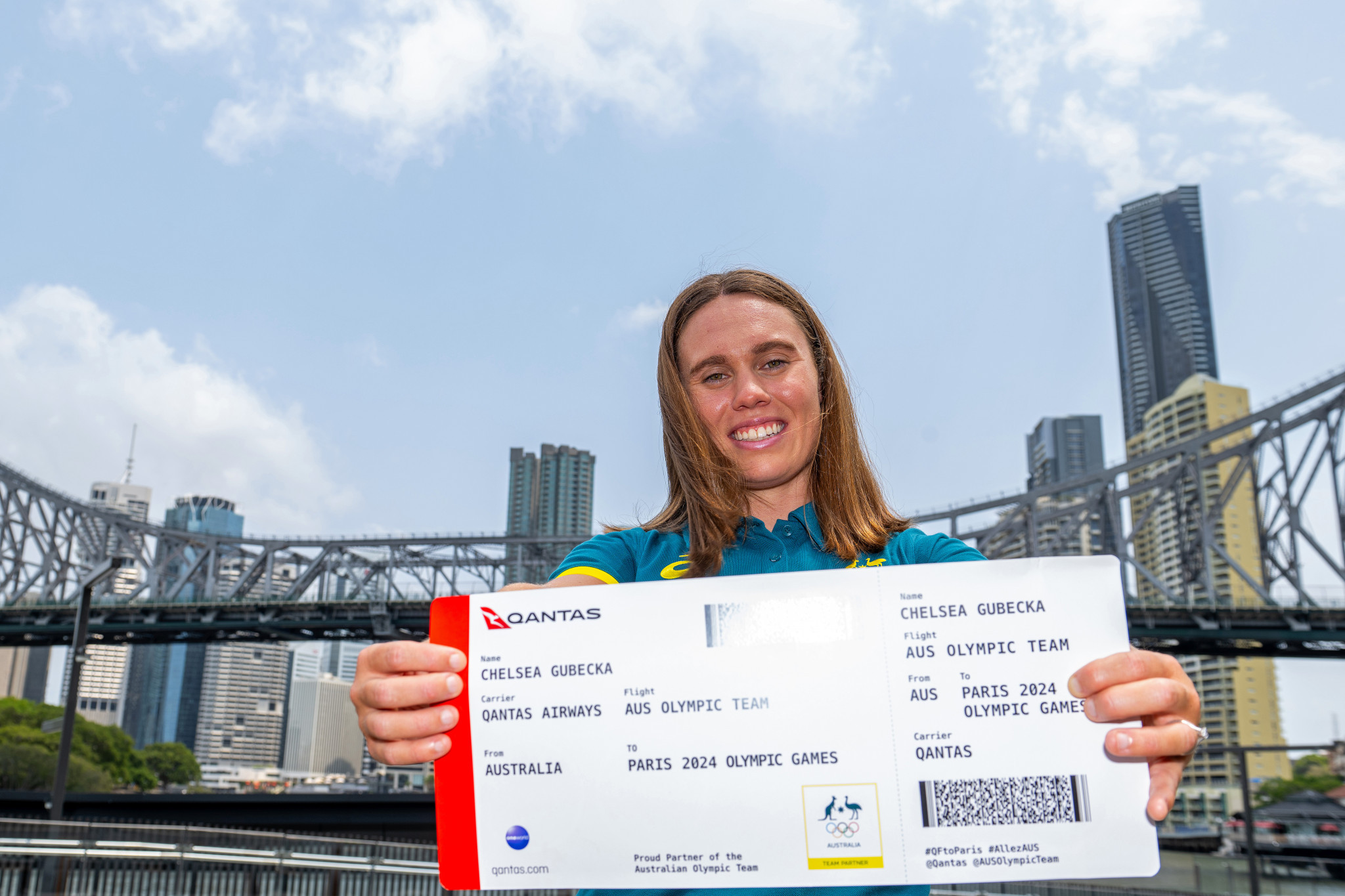 Chelsea Gubecka is the first Australian to be picked for Paris 2024 ©Getty Images