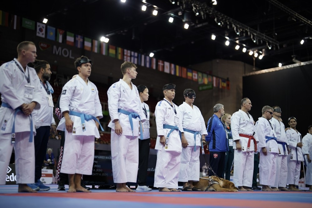 Eight categories of Para karate were contested including men's and women's blind and visually impaired ©WKF