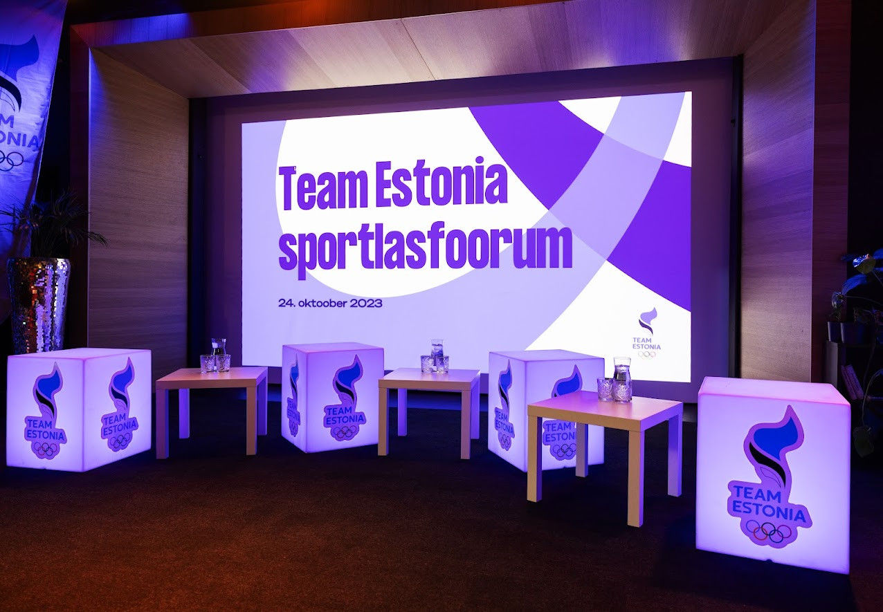 Norway's double Olympic rowing champion Olaf Tufte was lead speaker at the Team Estonia athletes' forum ©EOK