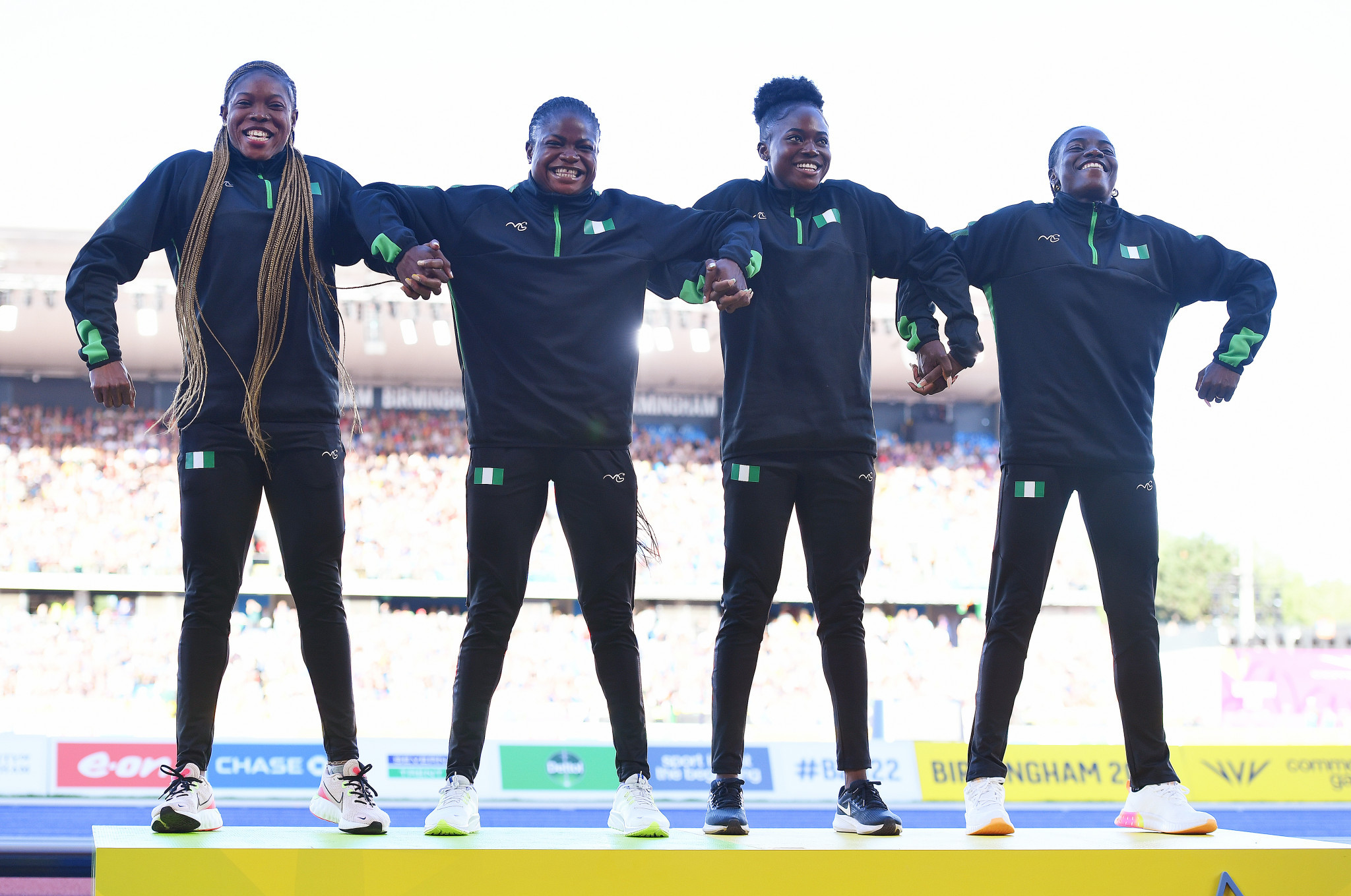 Nigeria have been stripped of their women's 4x100 metres relay golds won at Birmingham 2022 following Nwokocha's positive drugs test ©Getty Images