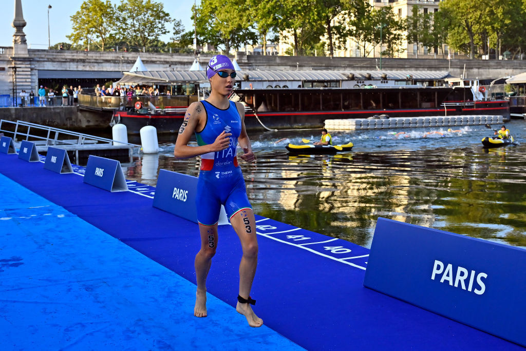 Italy's Bianca Seregni won the final World Triathlon Cup event of the season in Miyazaki ©Getty Images