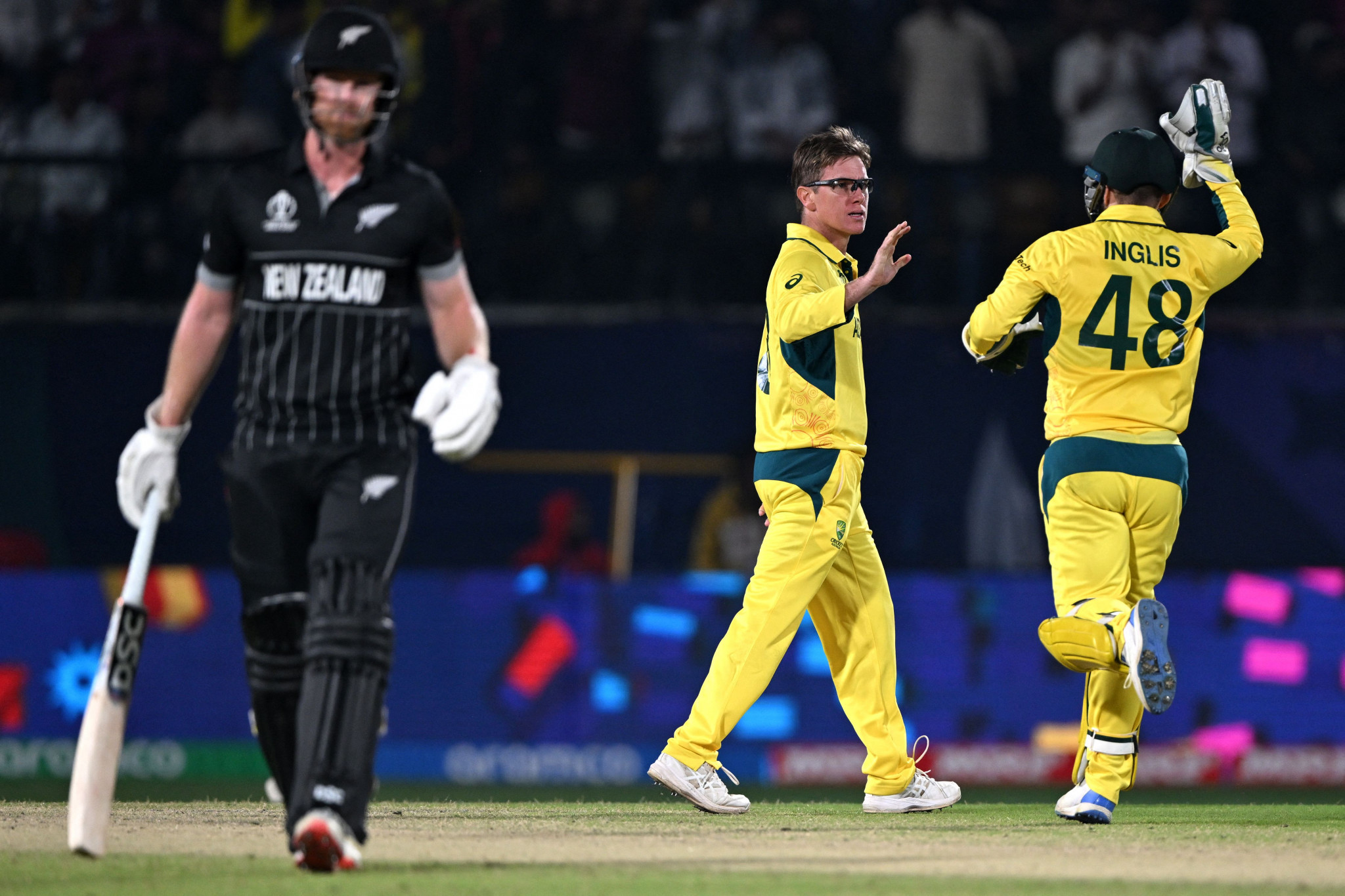 Australia beat New Zealand in highest-scoring Cricket World Cup match in history