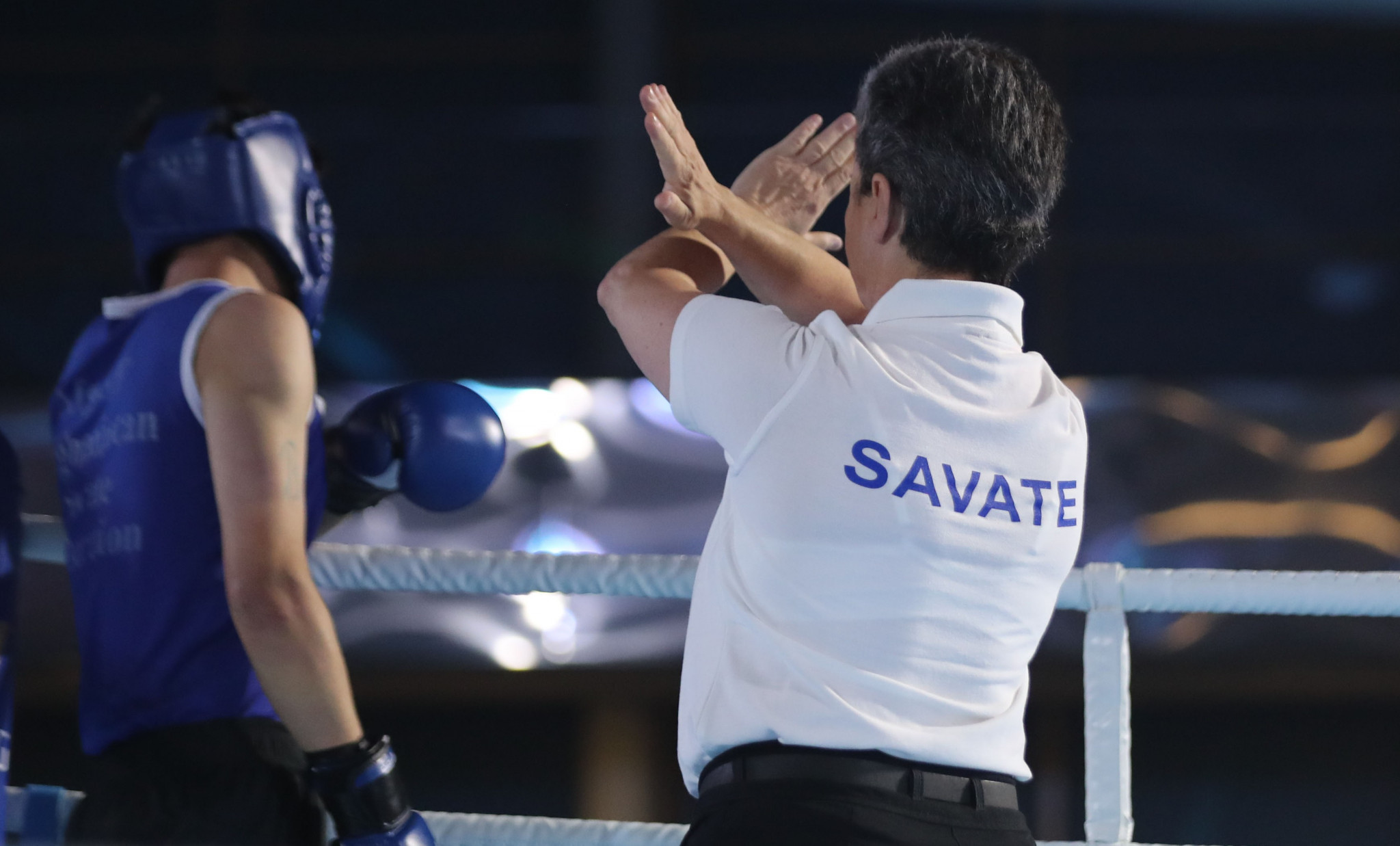 Savate was contested for the first time today at Riyadh 2023 ©Riyadh 2023