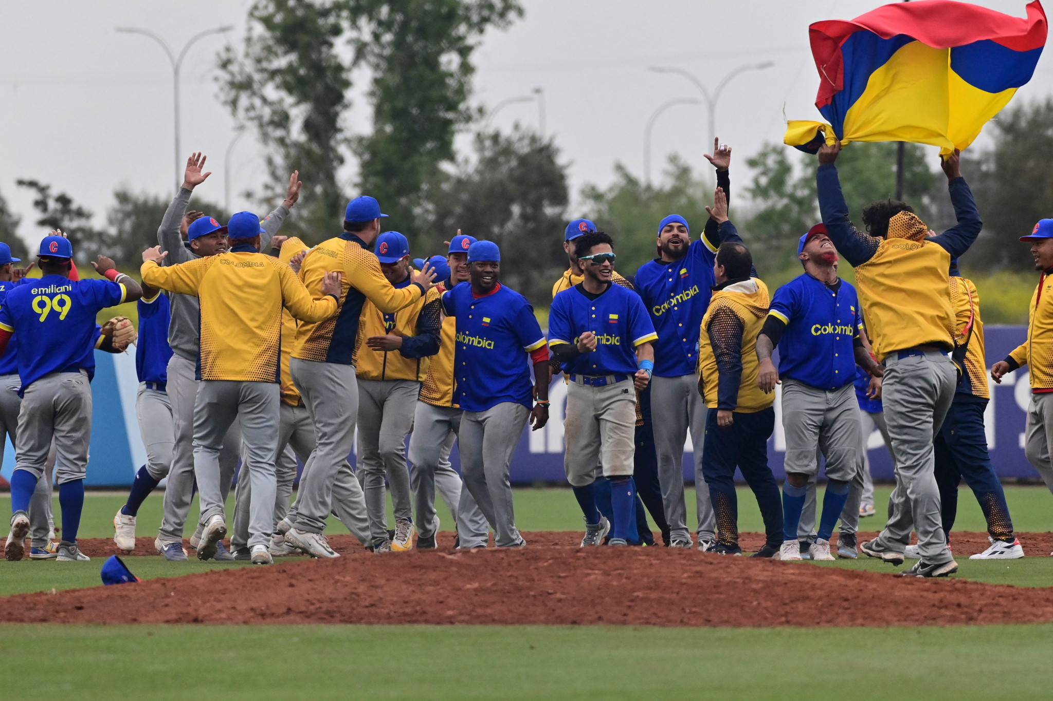 Colombia dominated the final to win their first Pan American Games baseball gold medal ©Getty Images