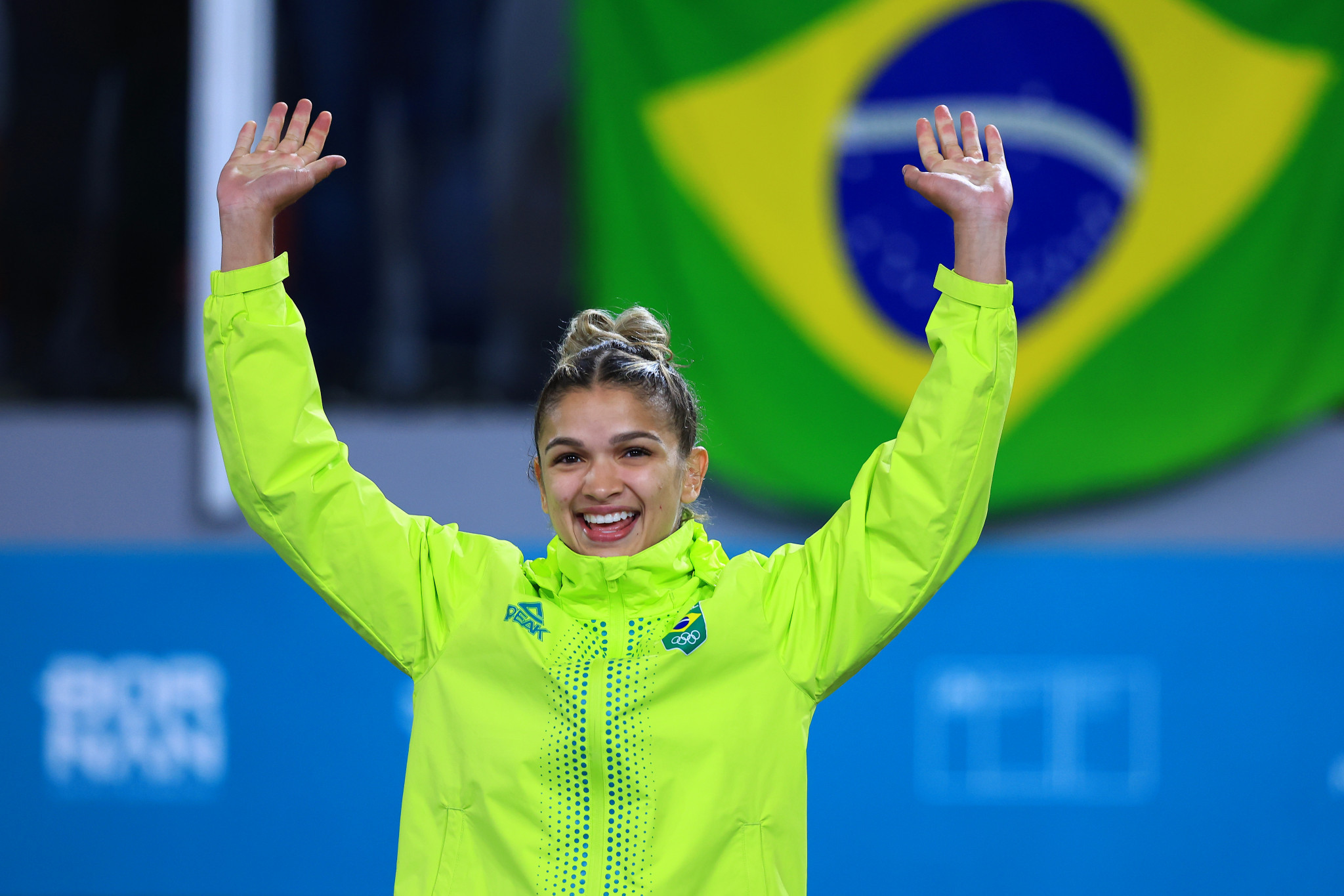 Brazil's Larissa Pimenta defended her women's under-52kg judo title at the Pan American Games ©Getty Images
