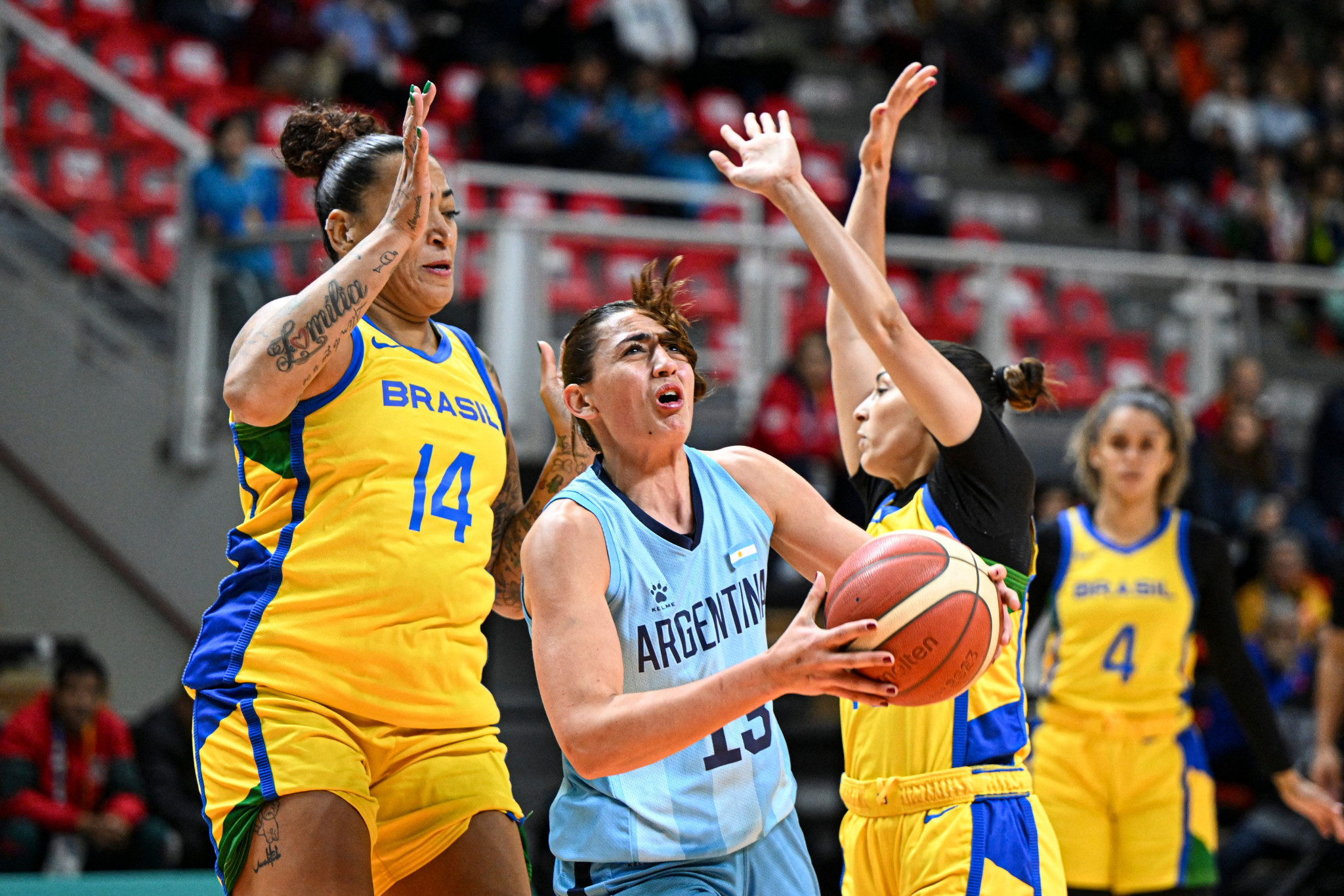 Brazil reached the finals of the women's basketball, defeating Argentina in the semi-finals ©Getty Images