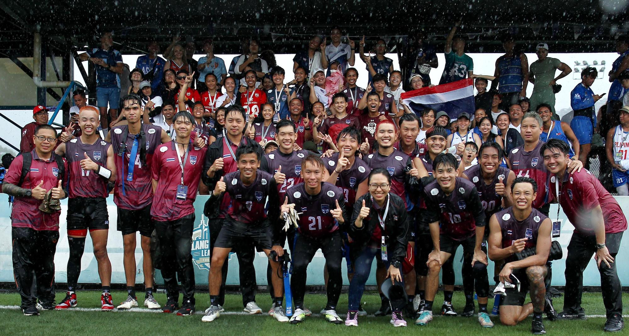Thailand defeated New Zealand 31-25 in the men's final at the at the EV Arena Shah Alam in Kuala Lumpur ©IFAF