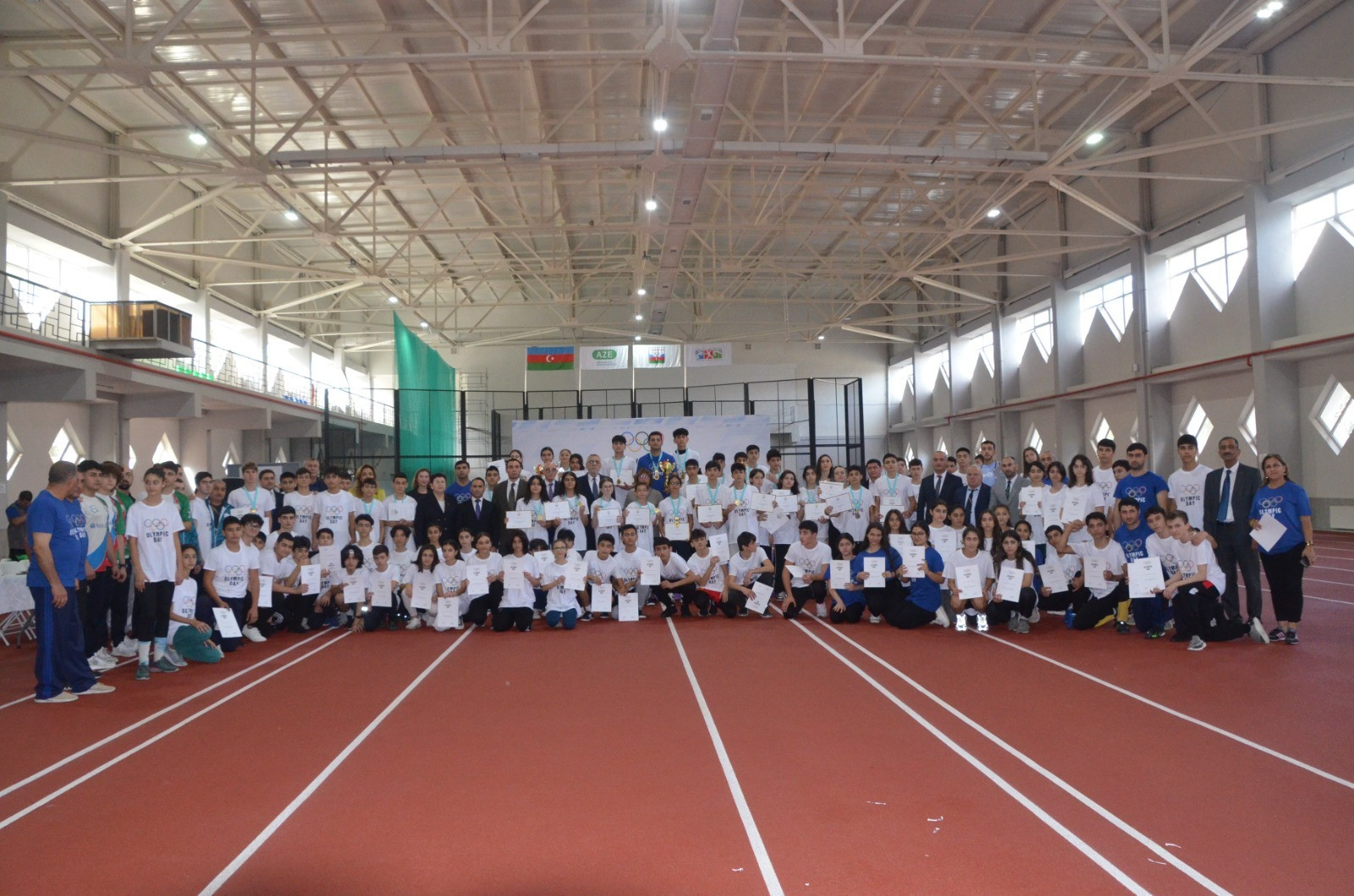 Schoolchildren take part in sports competitions as Azerbaijan NOC holds Olympic Day event