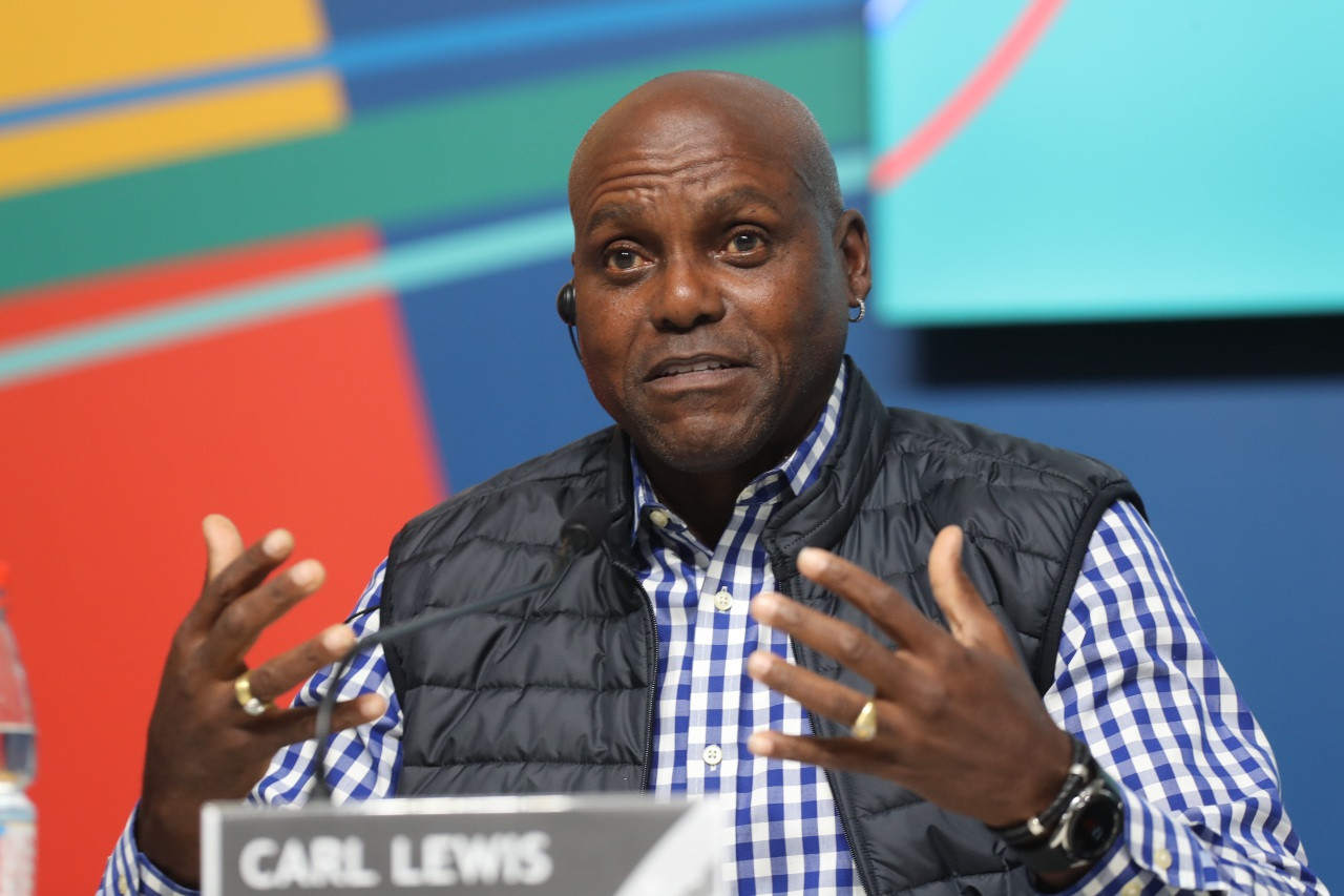 Carl Lewis praised the Pan American Games for providing attention to the Americas athletes ©Santiago 2023