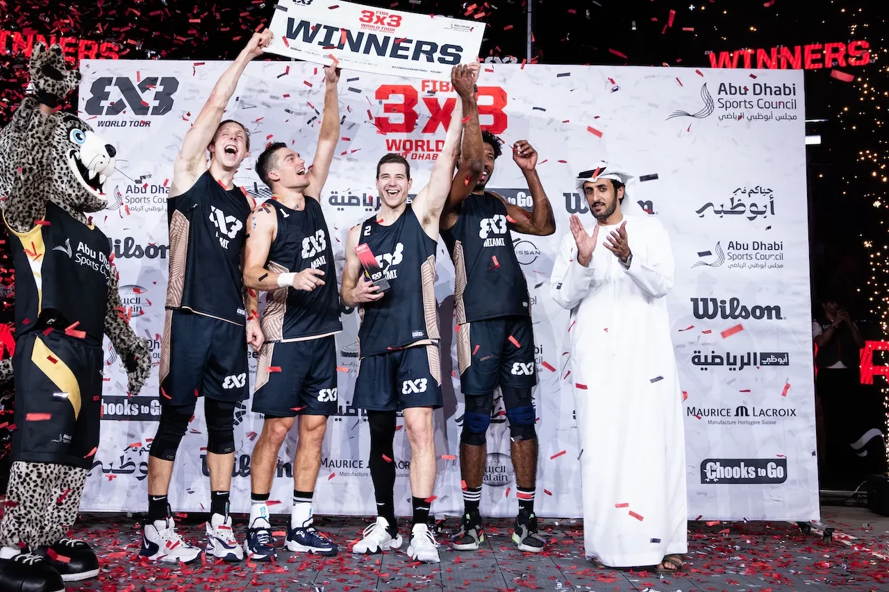 Miami four add to Santiago 2023 triumph with FIBA 3x3 World Tour gold in Abu Dhabi