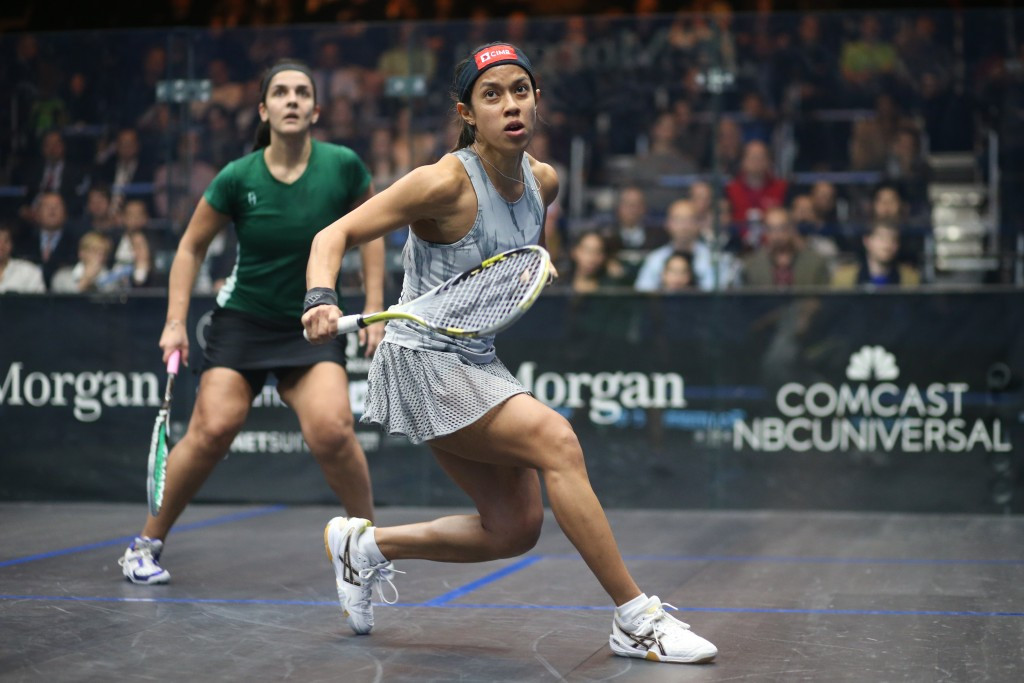 Nicol David will look to retain the World Championship title in front of a home crowd ©squashpics.com