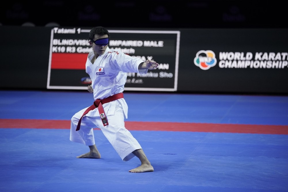 The men's blind and visually impaired K10 competition was among four Para karate disciplines that concluded today ©WKF