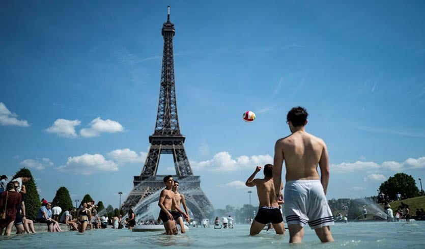 Europe suffered record temperatures this summer and Paris 2024 has dispensed with air conditioning for environmental reasons ©Getty Images