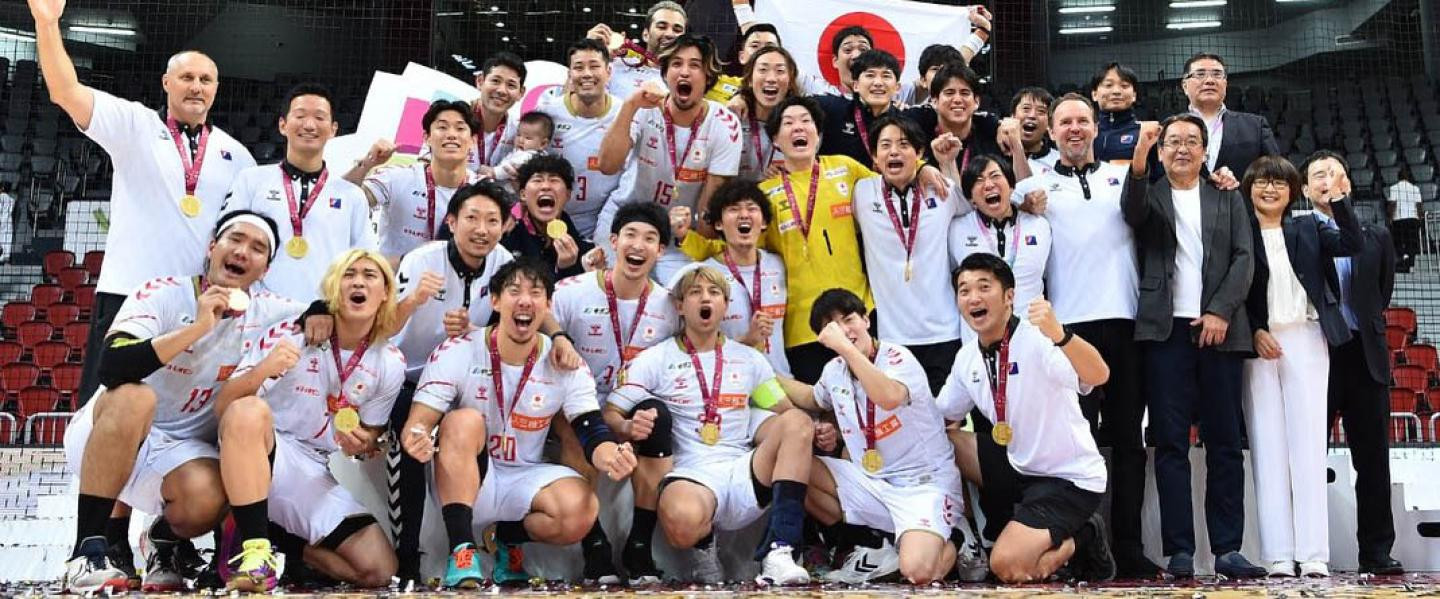 Japan qualified for Paris 2024 with a surprise victory at the Asian qualifier ©AHF