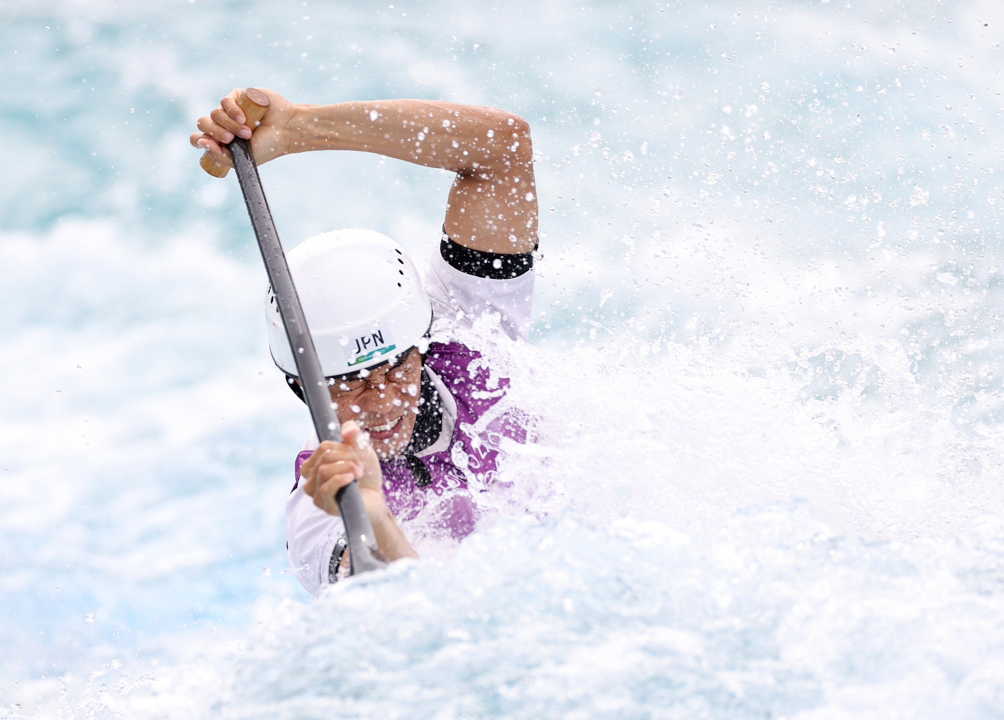 Rio 2016 bronze medallist Takuya Haneda earned a victory for hosts Japan in the men's canoe final ©Getty Images