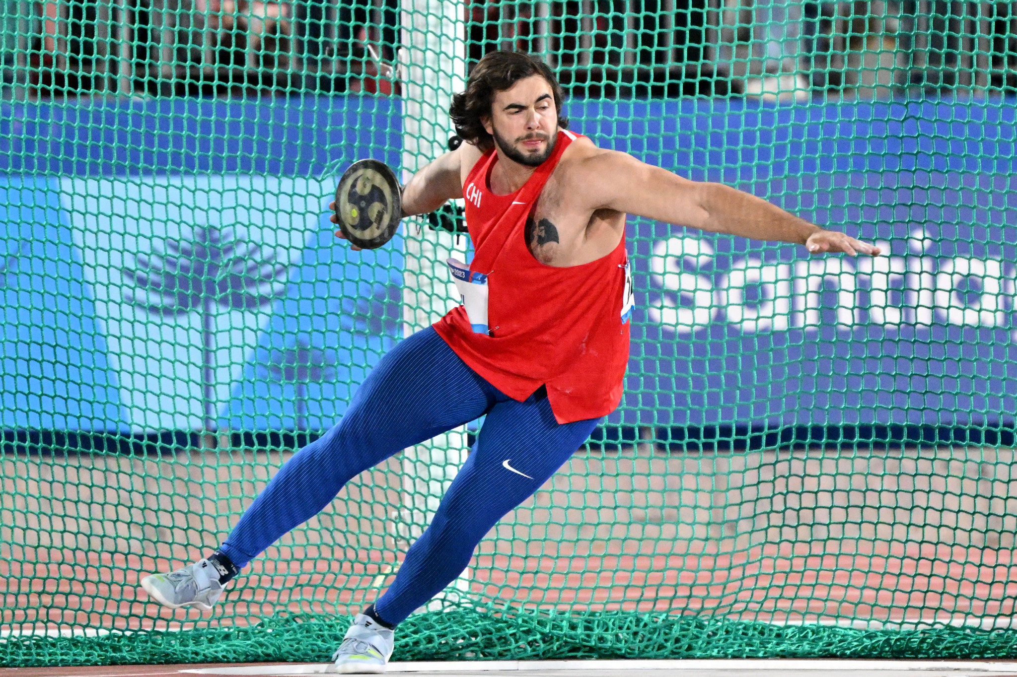 With an effort of 63.39 metres in men's discus, Lucas Nervi added to the host nations' gold medal tally at the 2023 Pan American Games ©Getty Images
