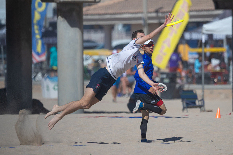 Huntington Beach, Ca: Opening Ceremony at World Beach Ultimate Championships 2023. ©Natalie Bigman-Pimentel for Ultiphotos