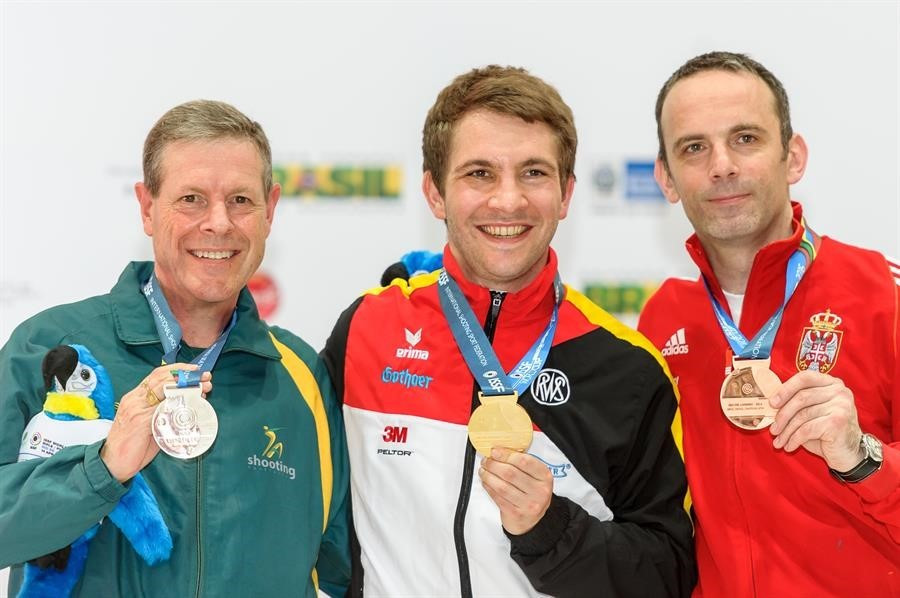 Henri Junghaenel earned the fourth World Cup win of his career ©ISSF