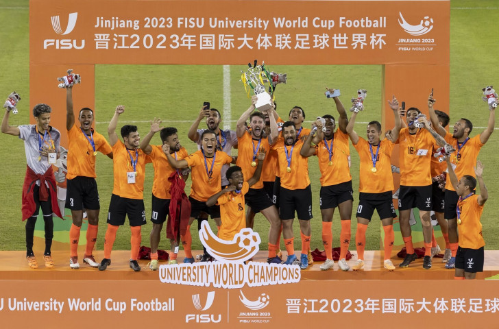 The Paulista University of Brazil beat the State University of Commerce and Economics of Ukraine in the most anticipated final in the FISU University World Cup