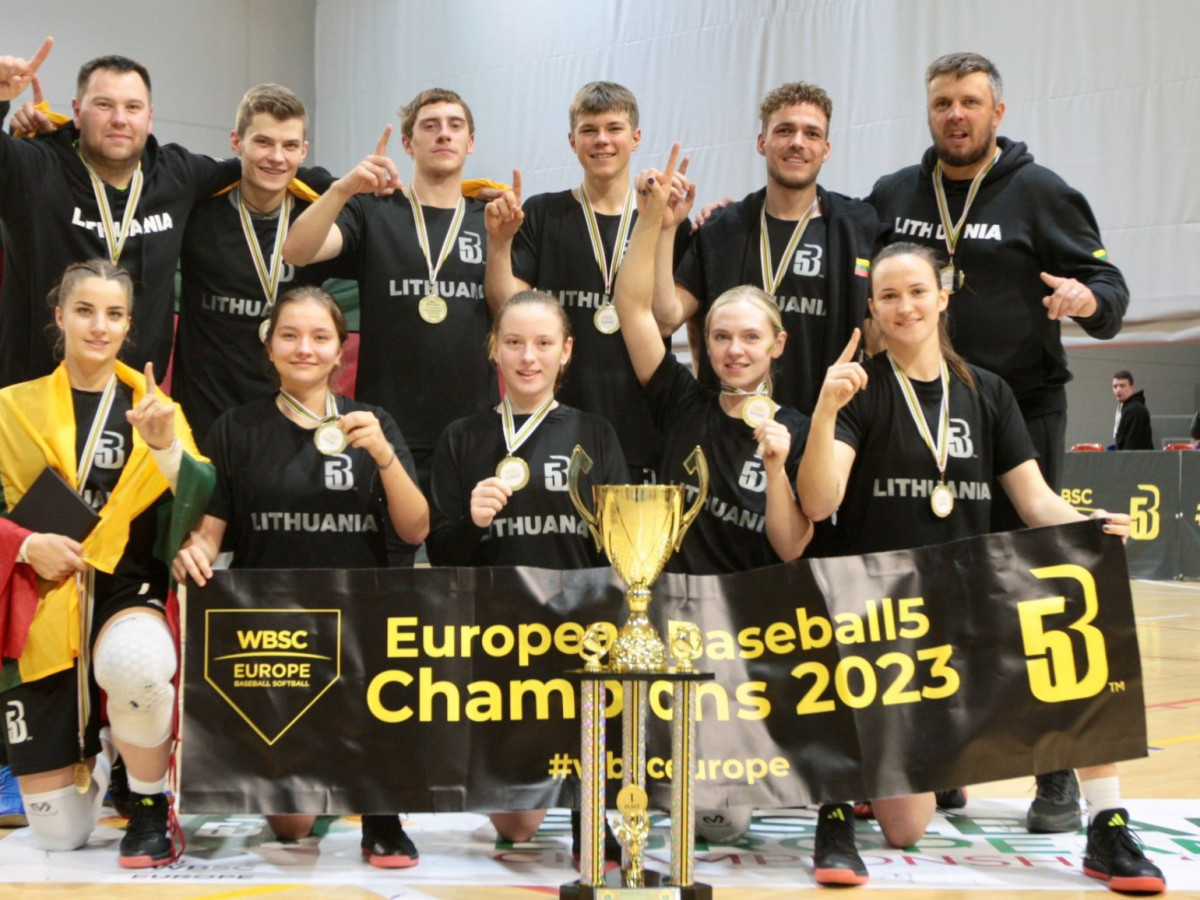 Lithuania European Baseball5 Champions
