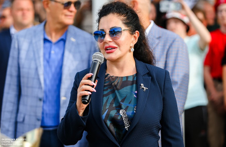 Marina Sechina, the president of the Russian Equestrian Federation