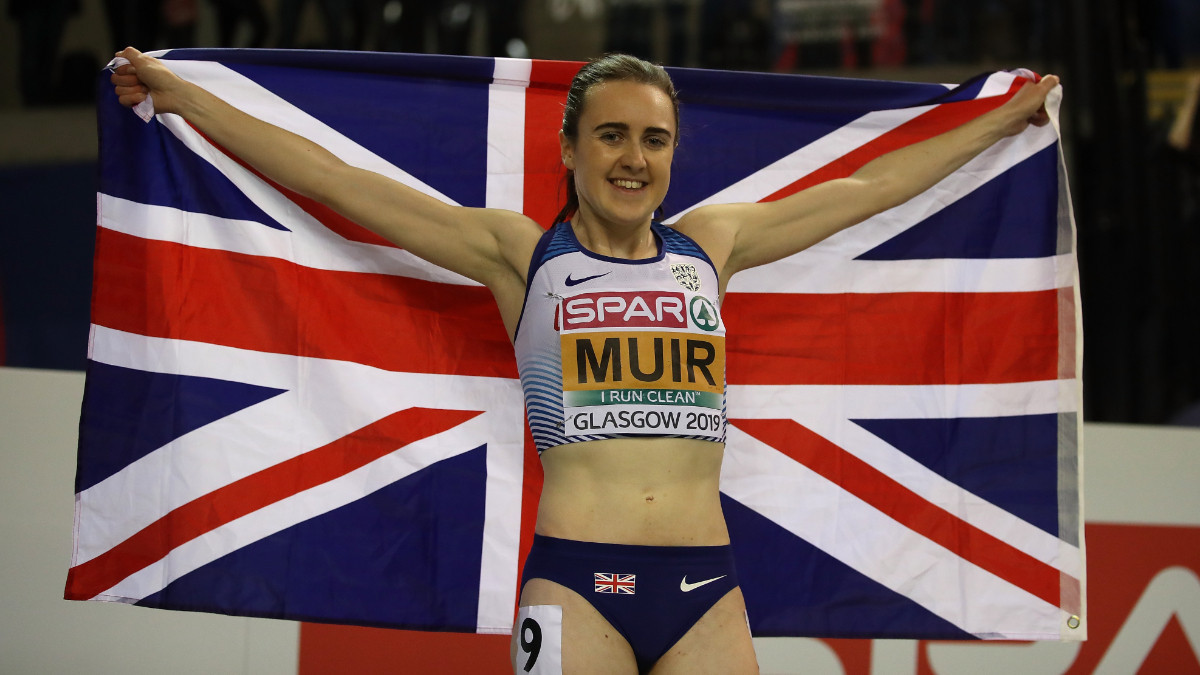 Scotland's Laura Muir was one of the stars at the 2019 European Indoor Championships in Glasgow. © Getty Images
