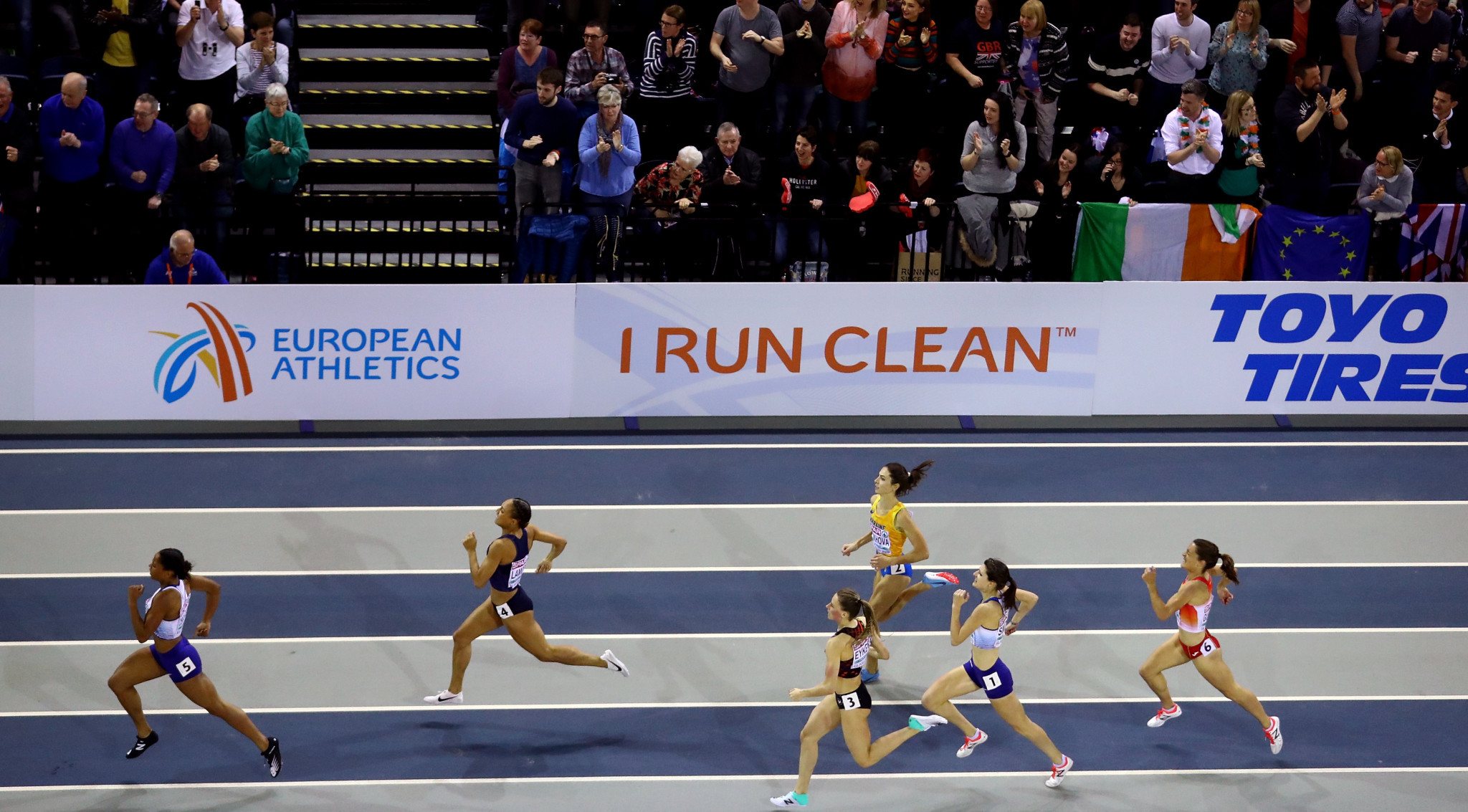 Glasgow hosted a spectacular European Indoor Championships in 2019. © Getty Images.