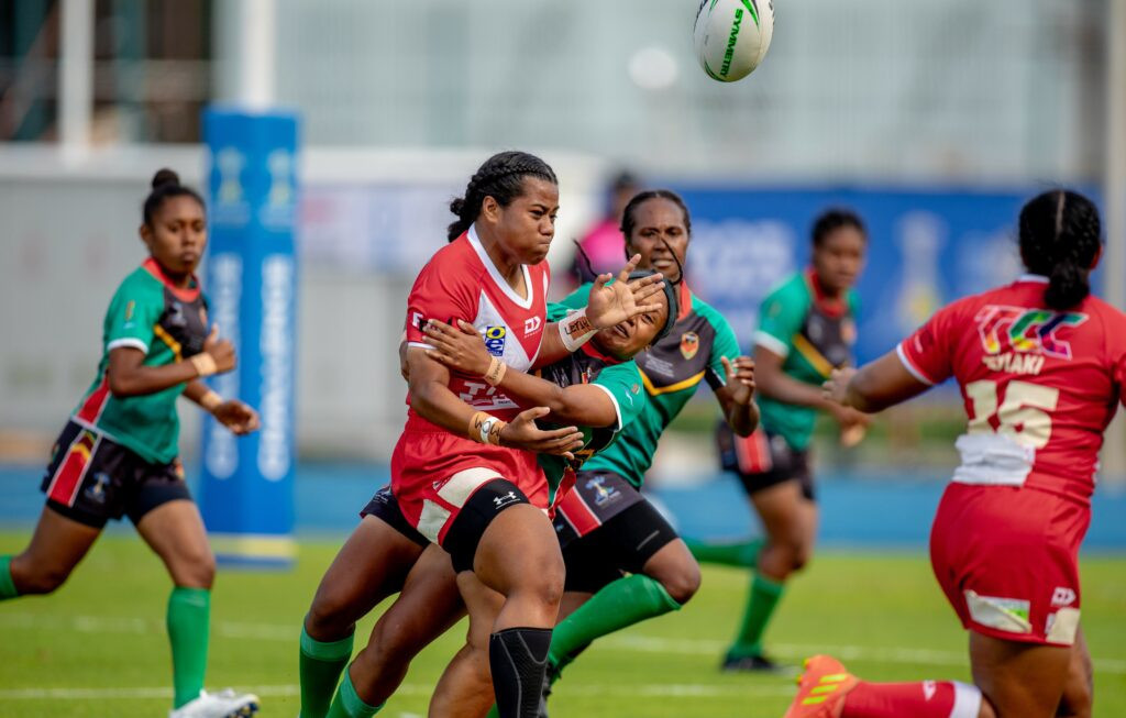 Most of Tonga’s team only started playing rugby league this year, but they won a shock silver medal at Sol2023  -  Photos: Charlie Ando Bitikolo, Pacific Games News Service

