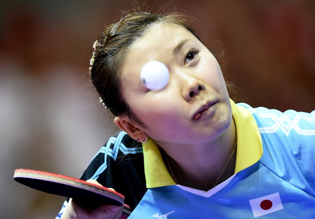 Number two seed Ai Fukuhara of Japan was the most high profile player to suffer elimination from the women's singles competition