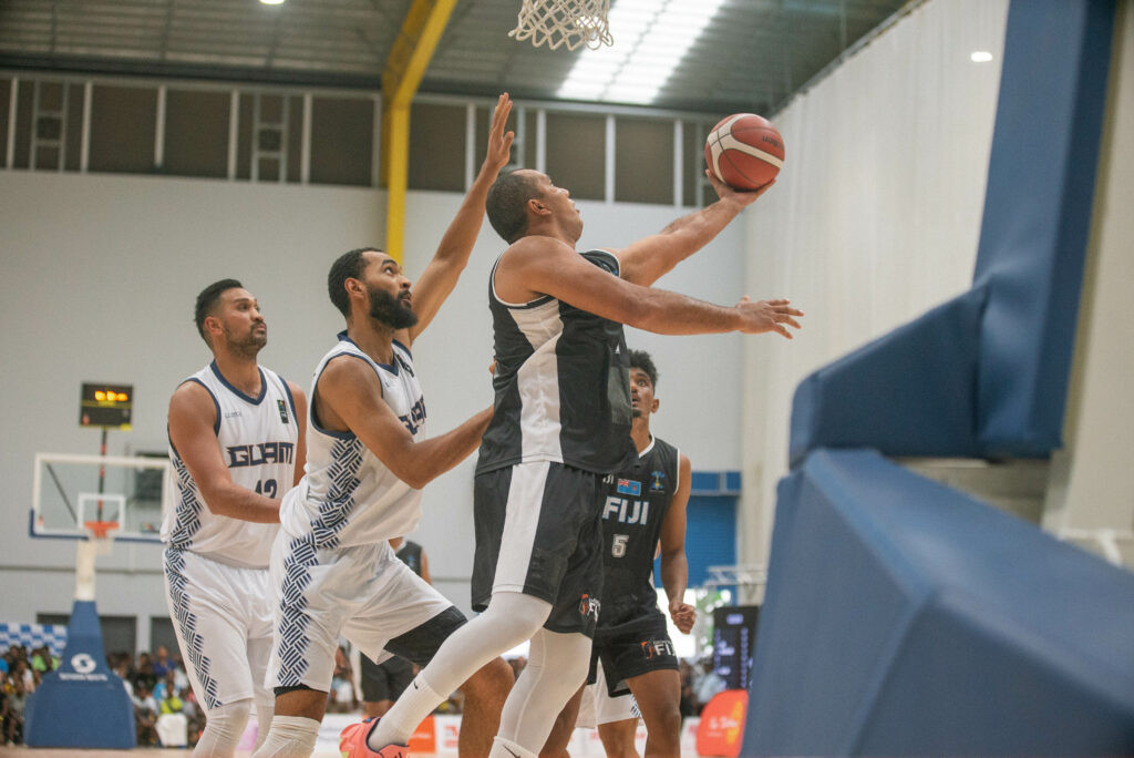 Fiji beat Guam in an exciting men’s basketball gold medal match. Photos: Shane Faisi, Pacific Games News Service
