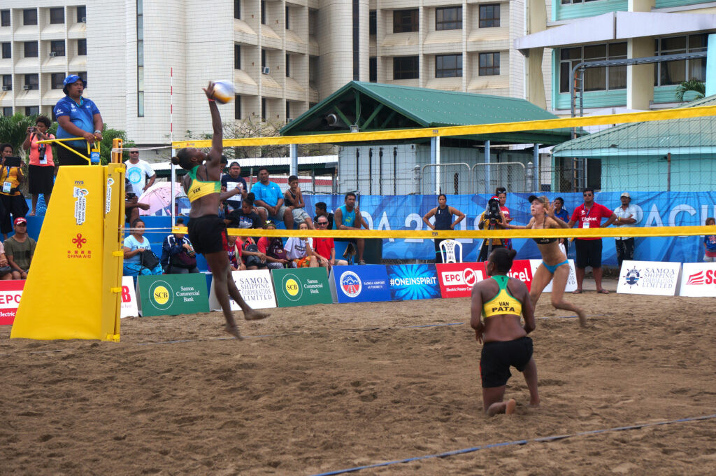 Vanuatu will be eyeing gold in the Sol2023 women’s beach volleyball competition. Photos: Karen Anaya, Samoa 2019 Pacific Games News Service
