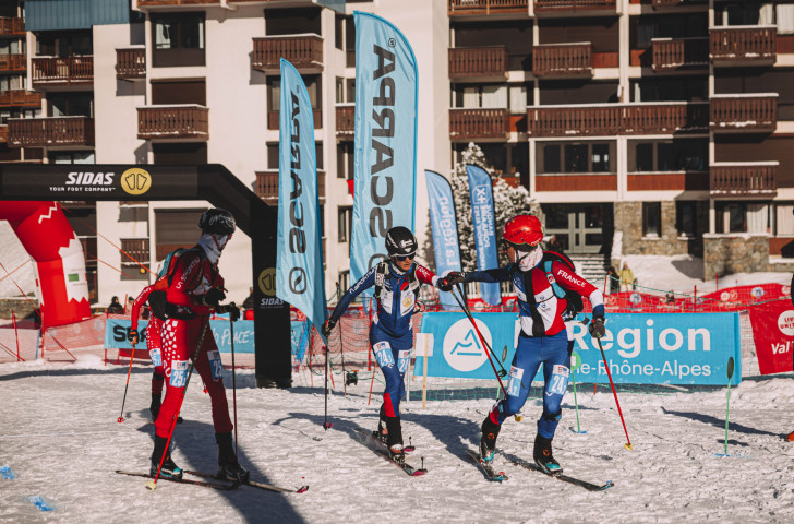 France Wins Team Title in Mixed Relays in Val Thorens