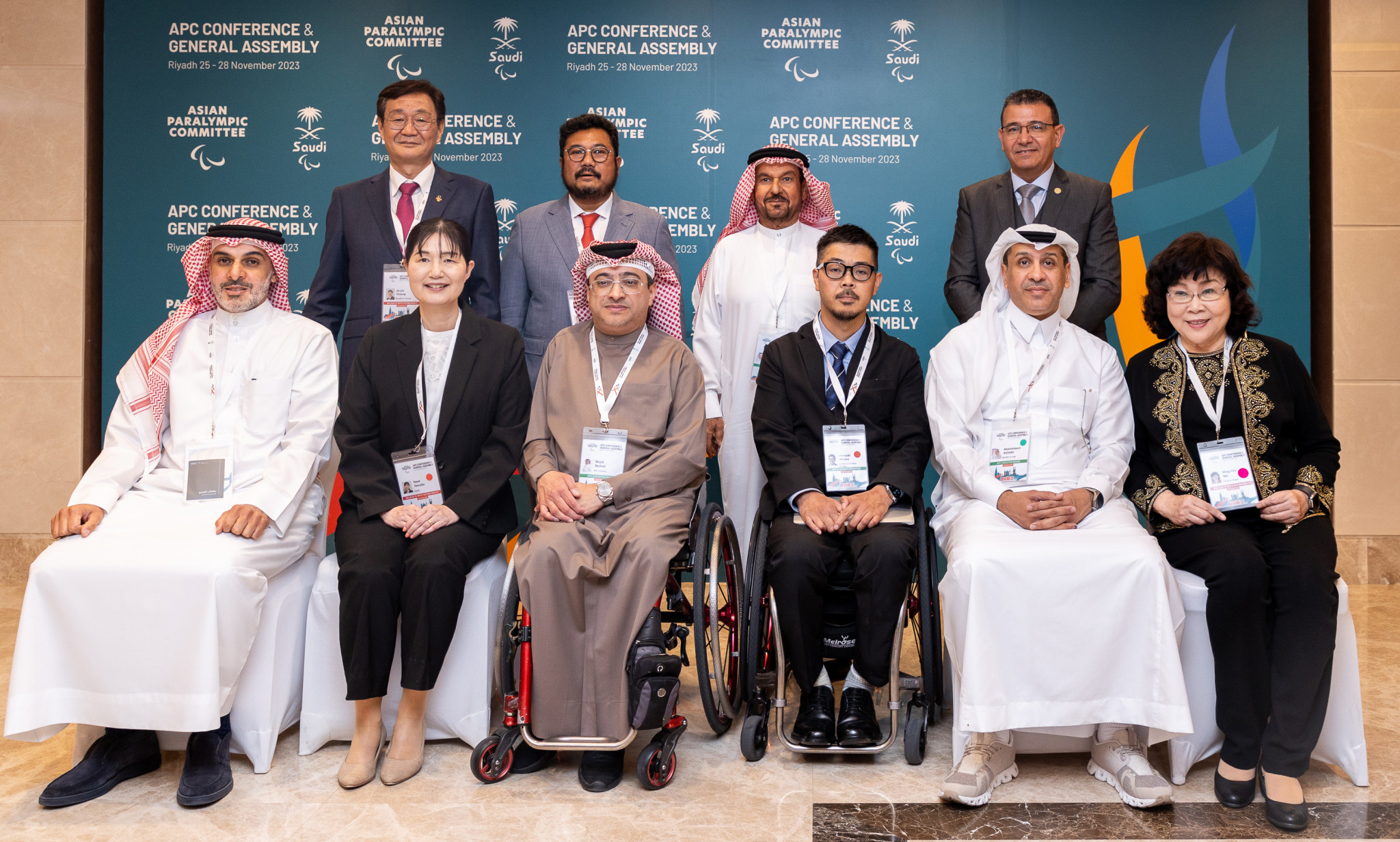 The new Asian Paralympic Committee Executive Board. APC